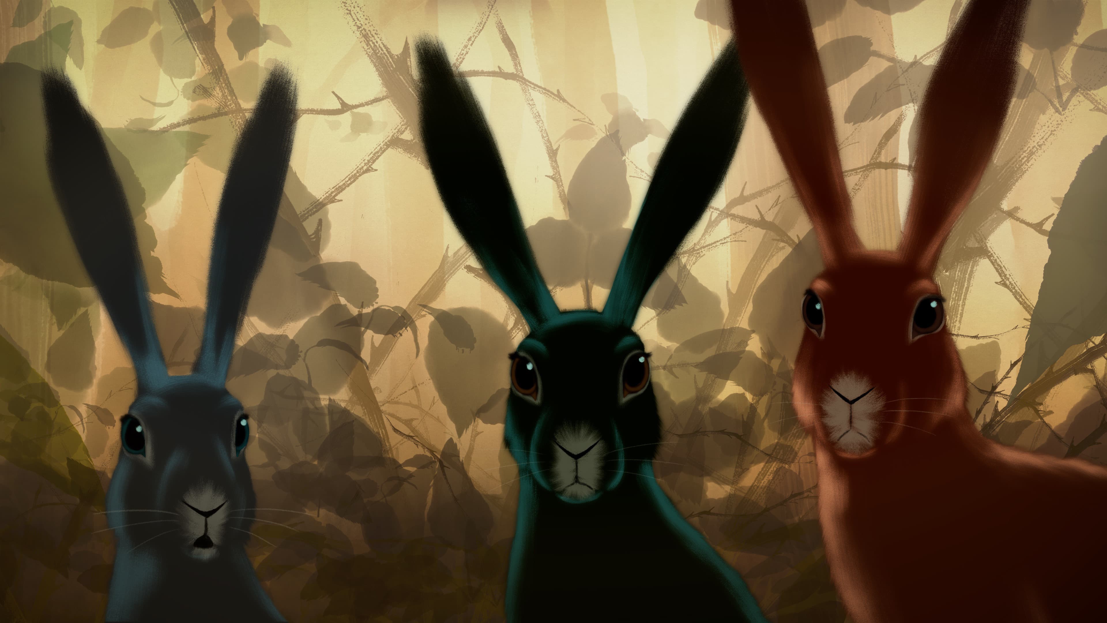 Three Hares