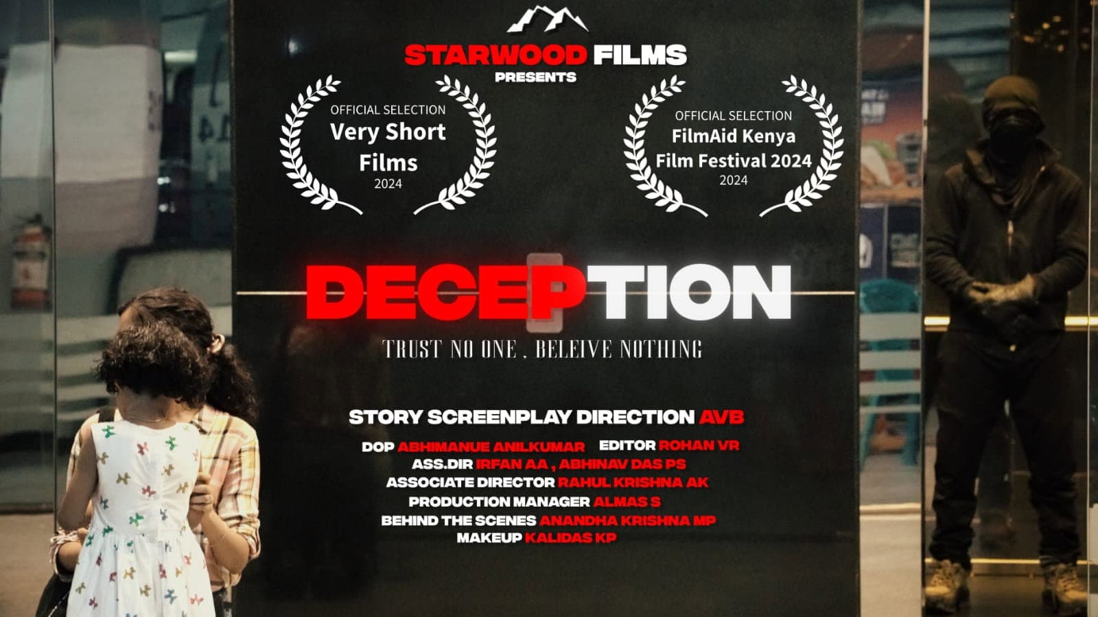 Deception - trust no one, Believe nothing